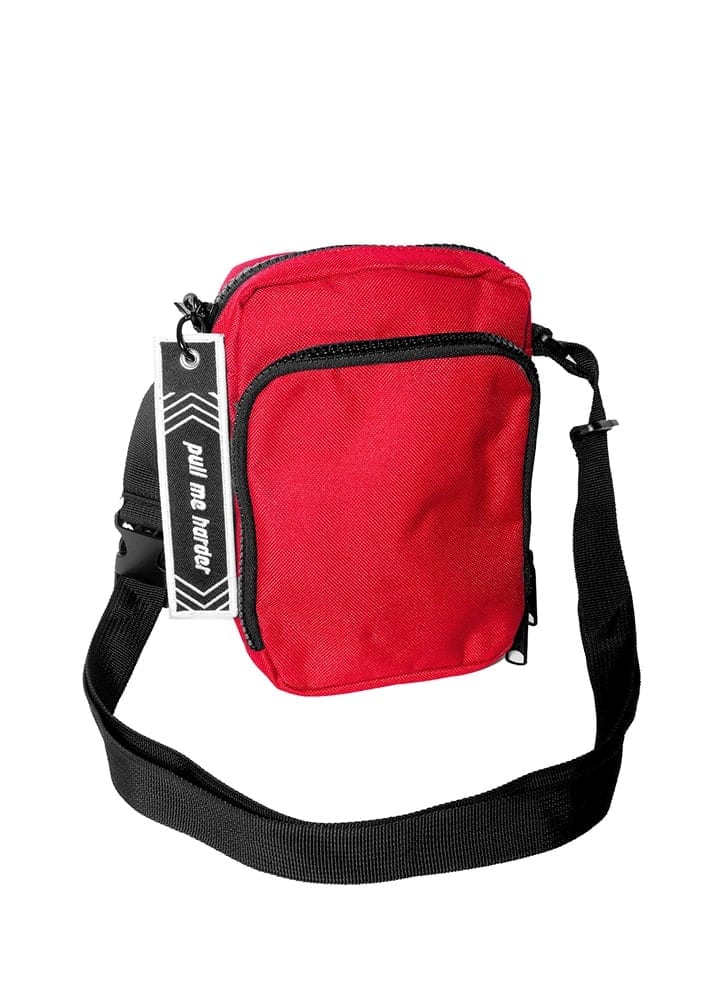 red shoulder bag mens